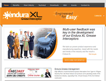 Tablet Screenshot of enduraxl.com